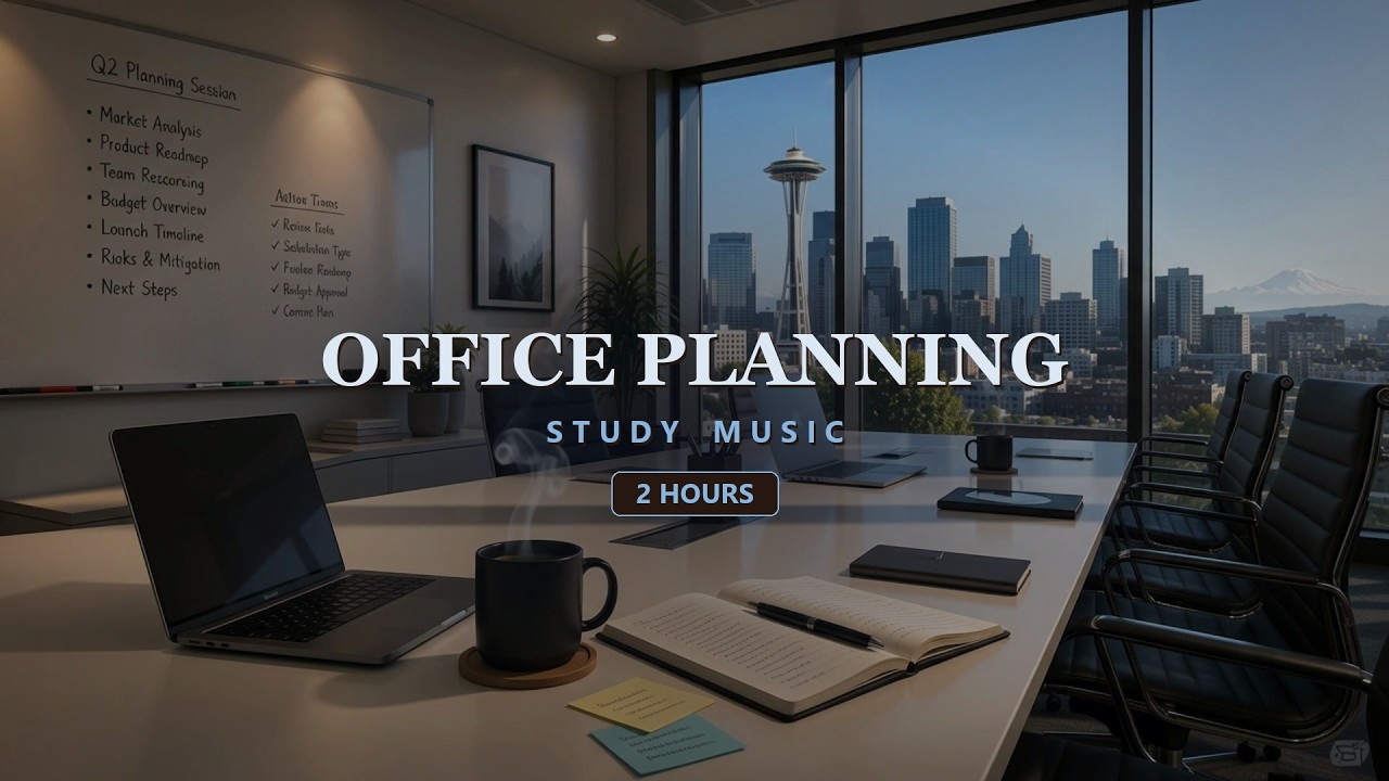 Seattle Office Focus Music • 2 Hour Lofi Ambience for Study auf YouTube ansehen Seattle Office Focus Music • 2 Hour Lofi Ambience for Study auf YouTube ansehen