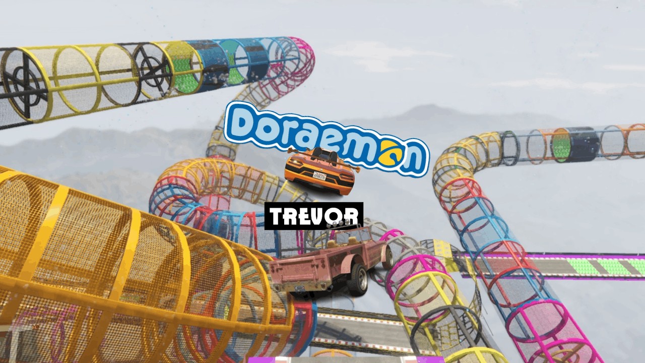 BIGGEST RAMP in gta 5 with DORAEMON |