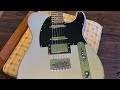 Firefly Baritone “Strat” HSS in Metallic Silver