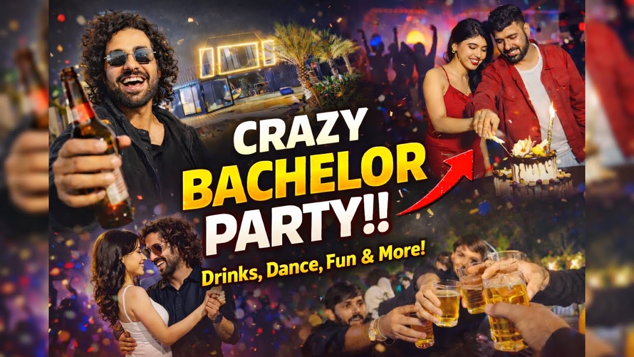 Crazy nights,zero rules 🥂 bachelor party went NEXT LEVEL 🔥Dance. Drinks. Madness. Memories forever🍻✨