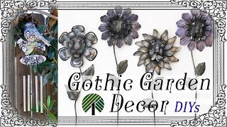 GOTHIC GARDEN DECOR Outdoor DIY / DOLLAR TREE DIY