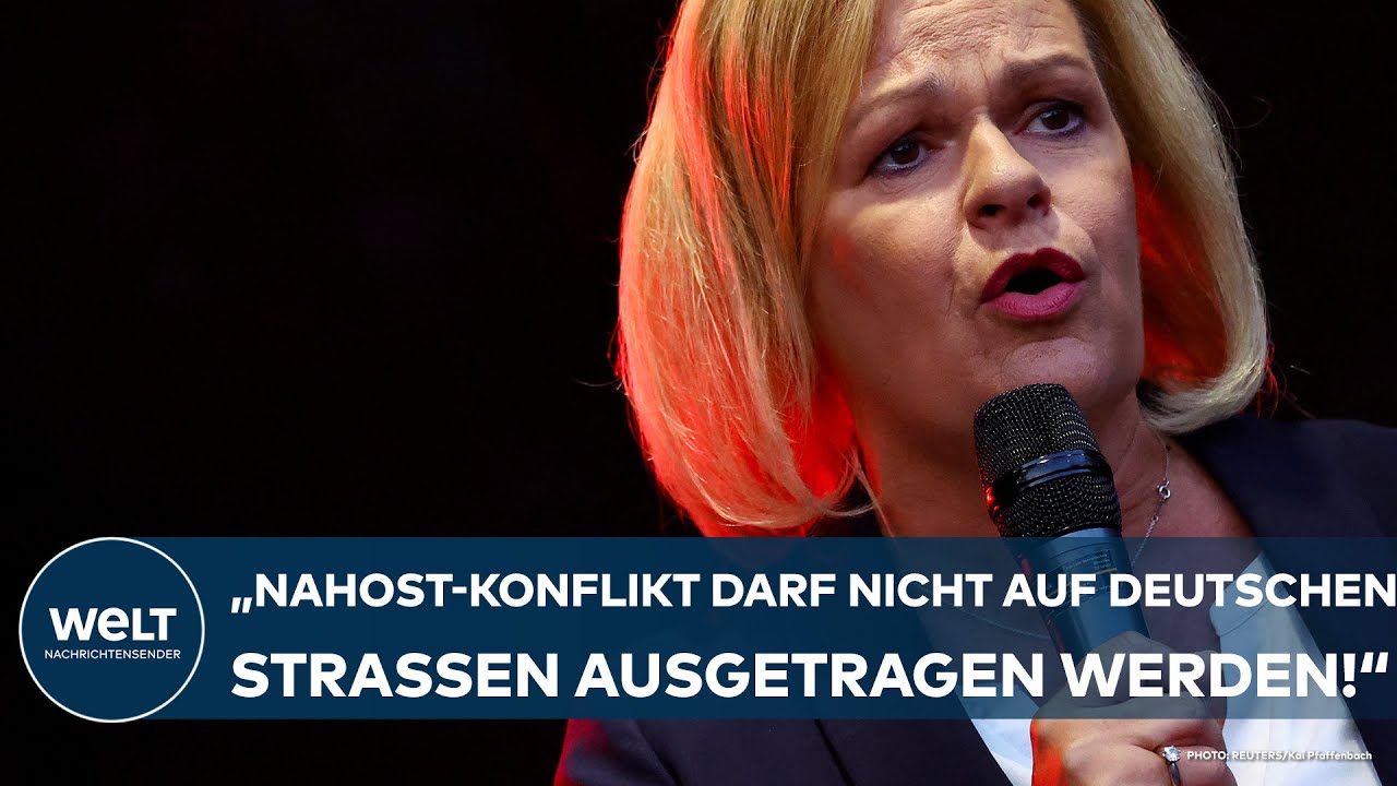 FAESER AUF ISLAMKONFERENZ: 