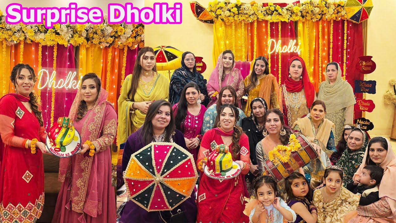 Surprise Dholki Night For Nand Maryam😍 | Pre Wedding Celebration Event | Ks Ne Dance Kia Or Ks Ne Ni