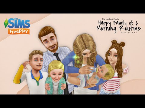 The Sims FreePlay - 👨‍👩‍👧‍👦 Happy Family Morning Routine (Storytime)