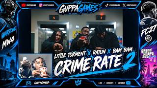 🔥 GuppaGames REACTS to Little Torment X Ratlin X Bam Bam – “Crime Rate 2” 👀💥 (Official Music Video)