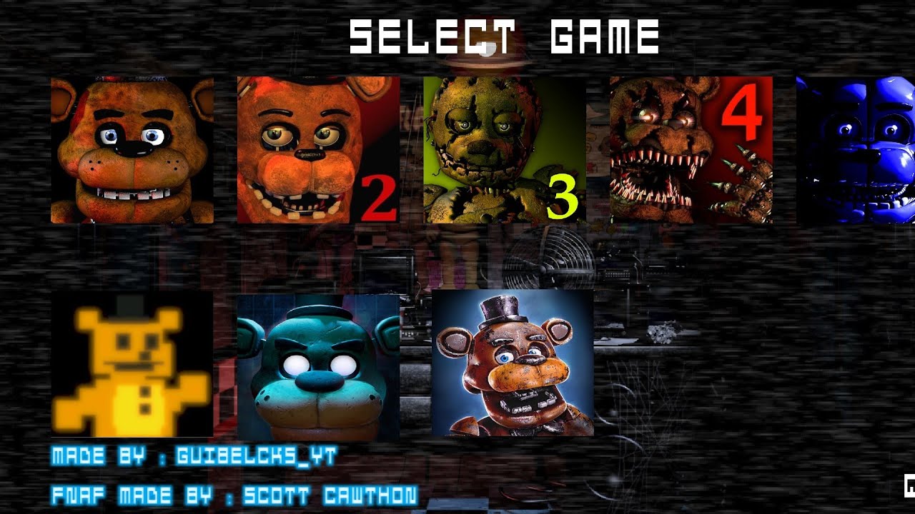 FNaF 1-8 Jumpscare Simulator Android_FNaF  Fan Games