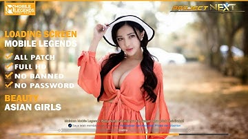 Loading Screen Mobile Legends Cewek Asia Plus Mentahan HD