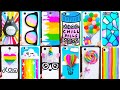 15 DIY PHONE CASES inspired by Rainbow 🌈| Easy & Cute Phone Projects & iPhone Hacks