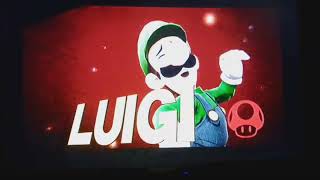 Playing Super Smash Bros. for Wii U as Luigi...I guess...