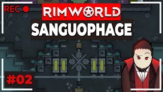 RimWorld Sanguophage Run | No Pause, 500% Difficulty | Day 2