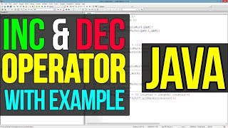 الجزء الرابع  عشر من دورة جافا ||  Tutorial 14  Decrement && Increment  in Java