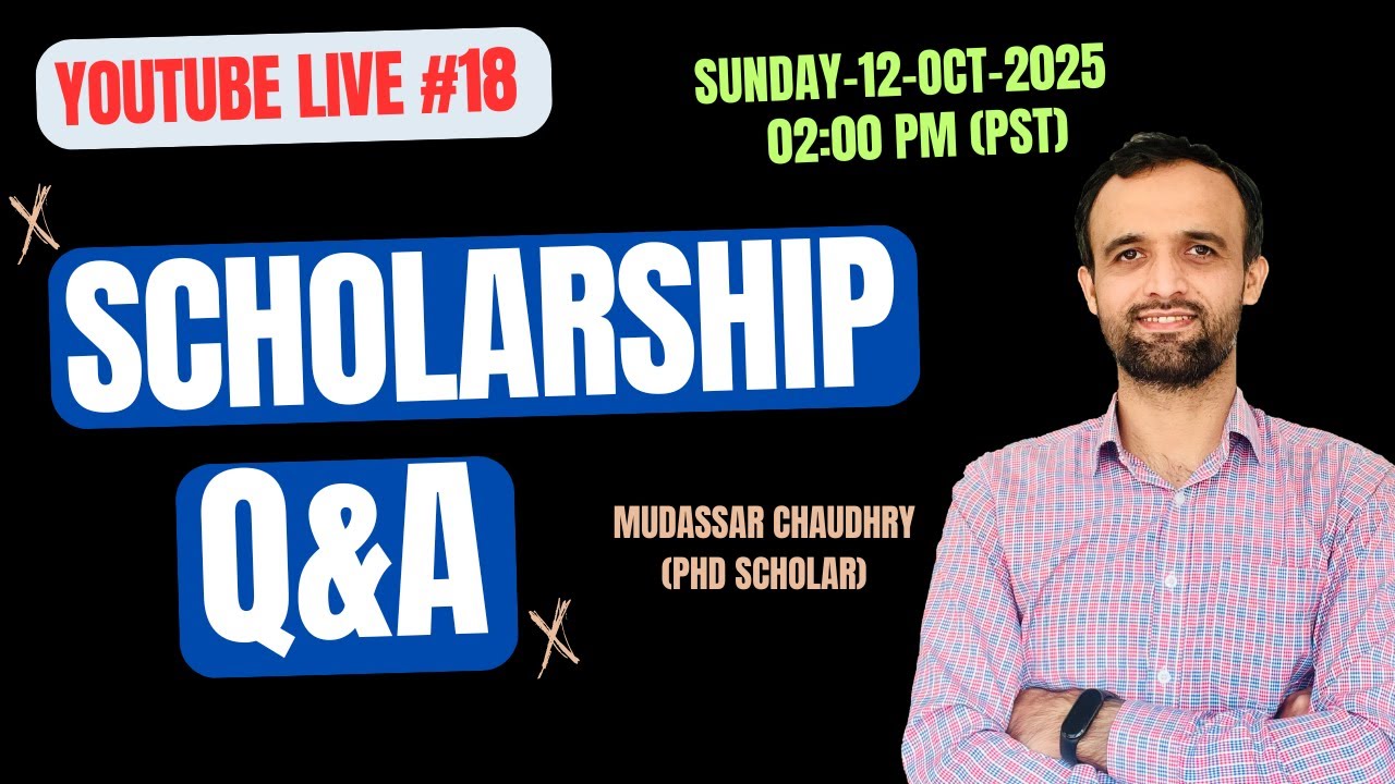 LIVE: Fully Funded Scholarships 2026 | Bachelor, Master & PhD | Ask ...