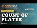 Count Of Plates using Java | Coding Ninjas Easy Coding Problem Solution | 26 July 2024 | Math