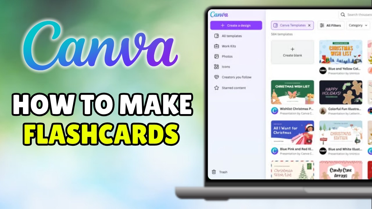 How To Make Flashcards In Canva (2026) - Make Printable Flashcards