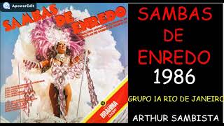 SAMBAS DE ENREDO 1986 - RIO DE JANEIRO - Grupo Especial (RCA)