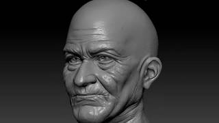 zbrush old man sculpt