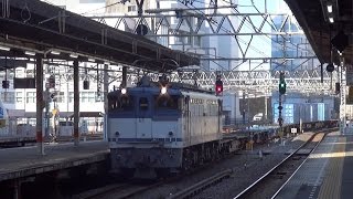 EF65-2093牽引の貨物列車(1091レ) 千葉駅通過