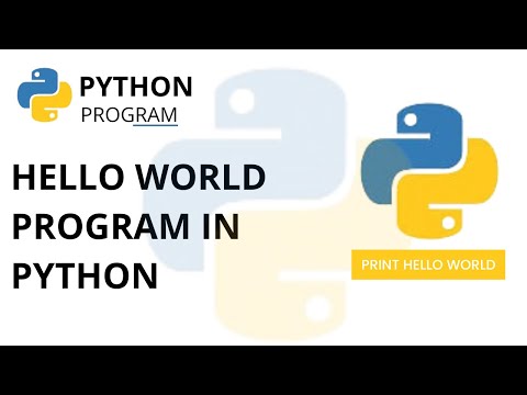 Hello World Program in Python | python programing language | Hello World
