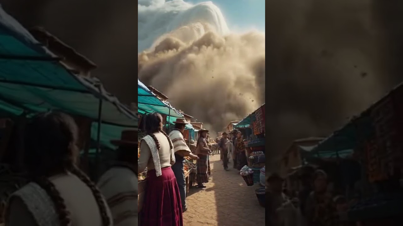 The 1970 Huascarán Debris Avalanche that leveled the town of Yungay Peru