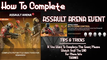 Modern Combat Versus How To Complete ASSAULT ARENA EVENT Include 1 Gameplay TIPS & TRICKS MCVS 2021