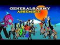 Generals Army Assemble | Atreyos, Xiphos, Kytchu vs Final Boss Vamp, Zombie - Stick War Animation