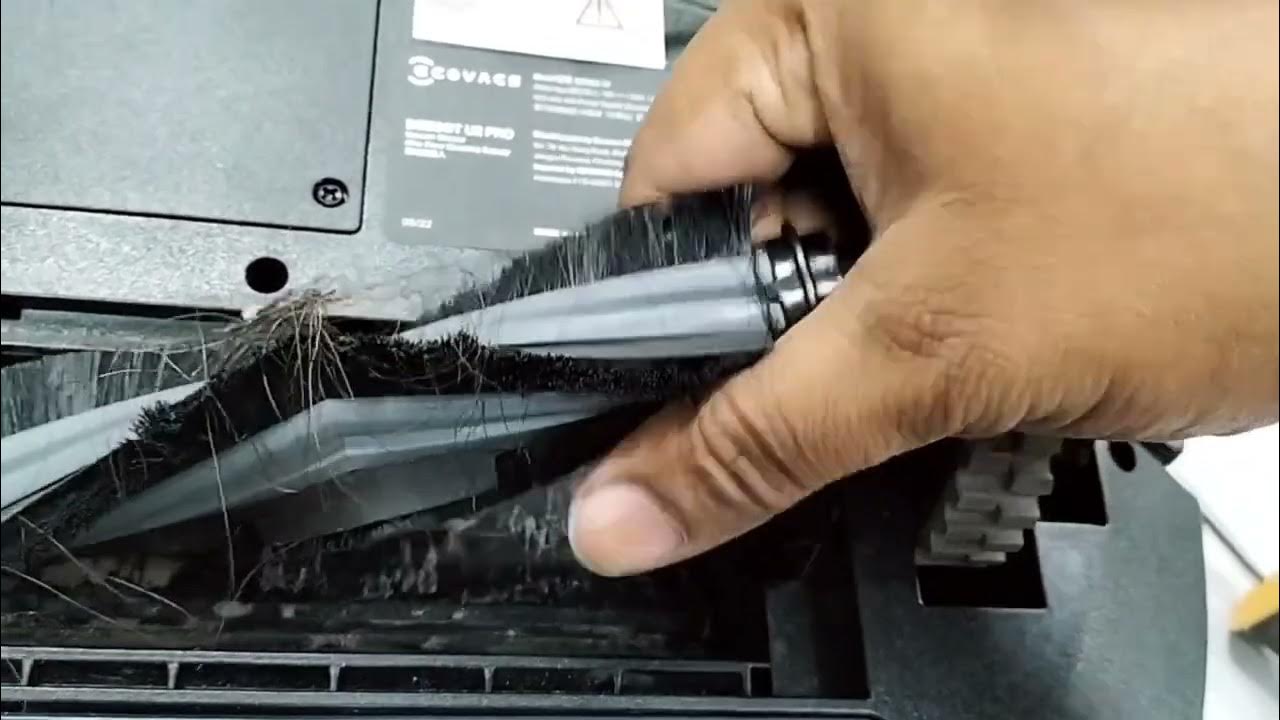 Ecovacs U2 PRO Main Brush Stuck. How to Remove Main Brush? YouTube