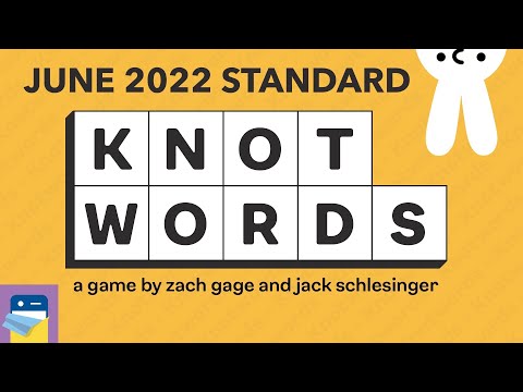 Knotwords: June 2022 All Standard Levels Walkthrough (by Zach Gage) - YouTube