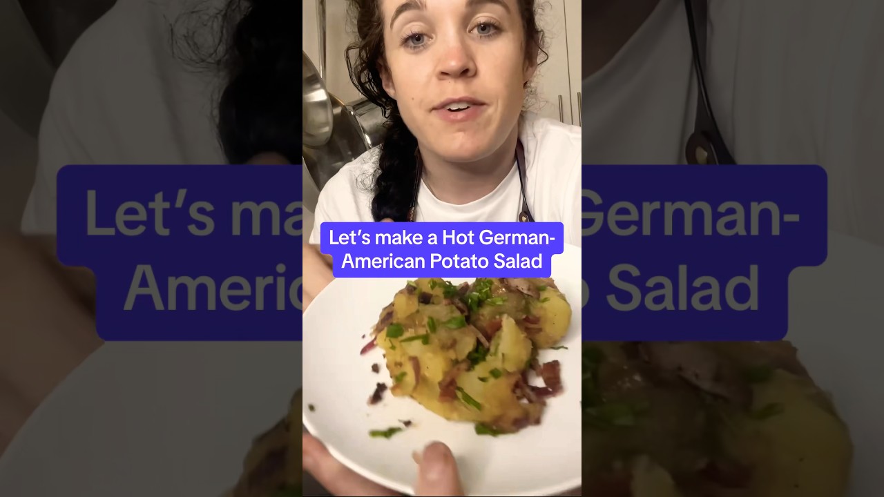 Let’s make a Hot German-American potato salad, trying 