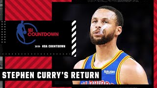 How will Steph Curry's return affect the Warriors? | NBA Countdown