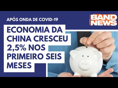 Economia da China cresceu 2,5% nos primeiros 6 meses