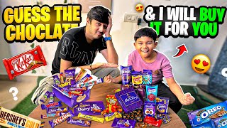 Guess the Chocolate Challenge with 9 Year Old Kid! 🍫💰 So Cute! - Mann Vlogs
