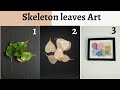 DIY Skeleton Leaves Wall Art | How to make Skeleton leaf | Skeleton Leaf wall Frame