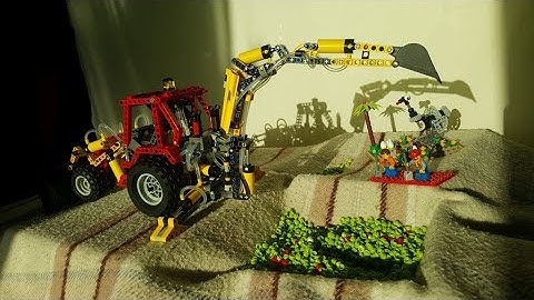 LEGO 8455 in a ruby mine