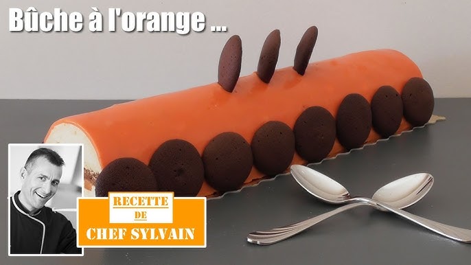 Bûche de Noël Zéphyr caramel, gelée d'abricots - Fiche recette illustrée -  Meilleur du Chef