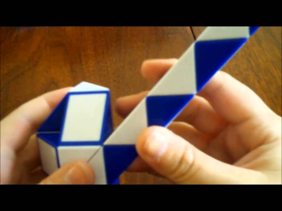 LIKIQ Speed Cube Magic Snake Red Ruler Brain Teaser Skew Toy