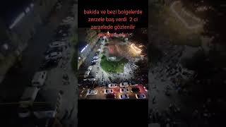 Kardeş Ülke Azerbaycan Da Deprem