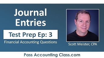 Accounting Tutor Answers Test Questions: Journal Entries