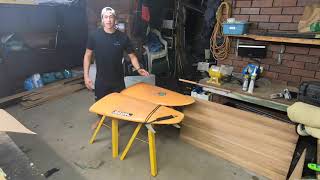 How to fix a Snapped surfboard !