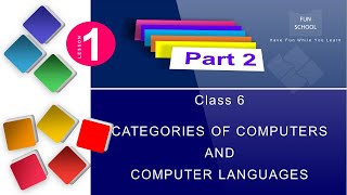 Class 6 - Ch 1 Categories of Computers and Computer Languages - PART 2