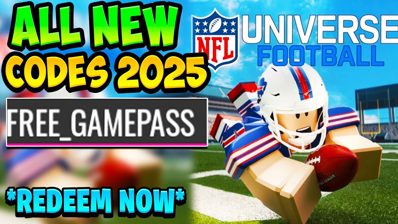 ALL WORKING NFL UNIVERSE FOOTBALL CODES ROBLOX - All New NFL Universe ...