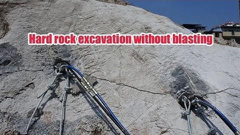 Hard Rock Breaking Piston Rock Splitter