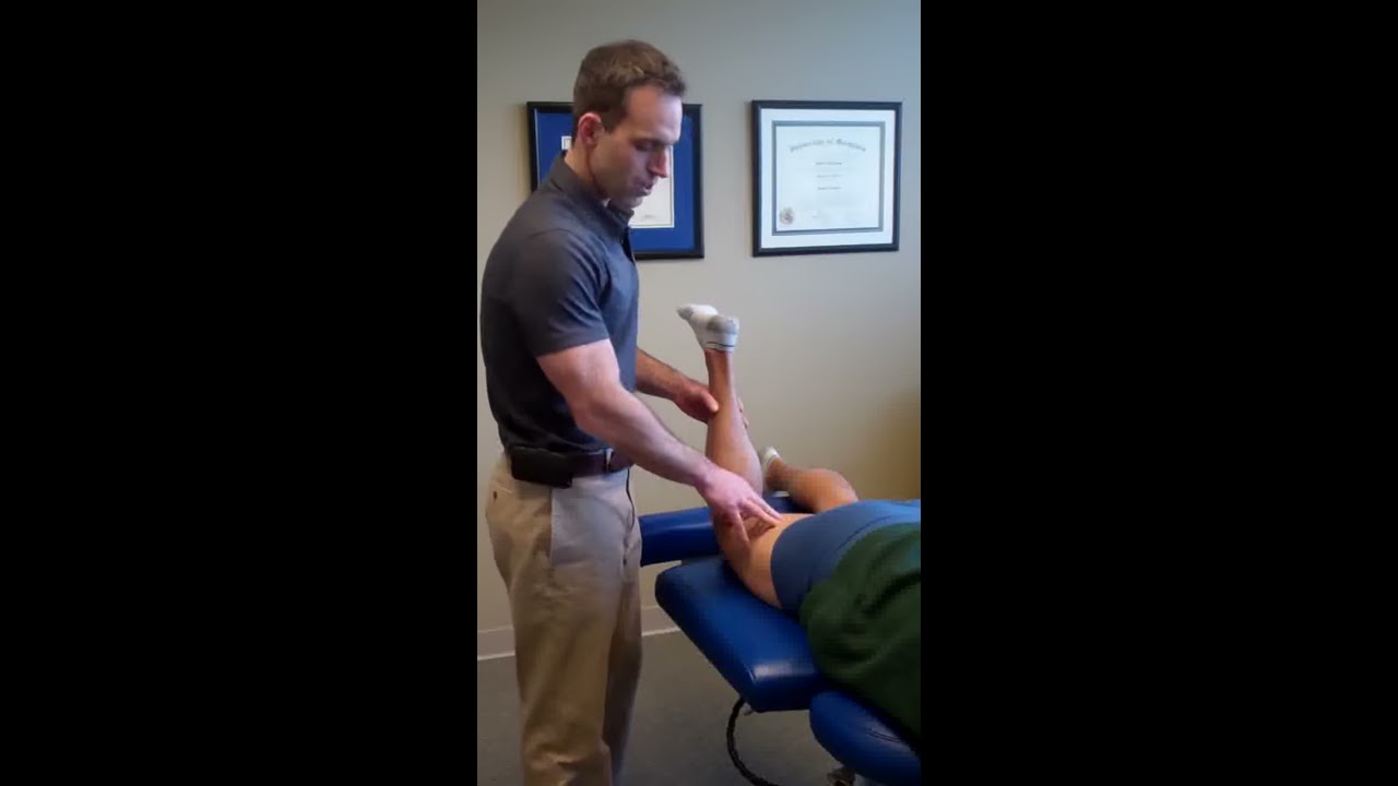 Dr Josh Bross Active Release Technique On The Hamstring