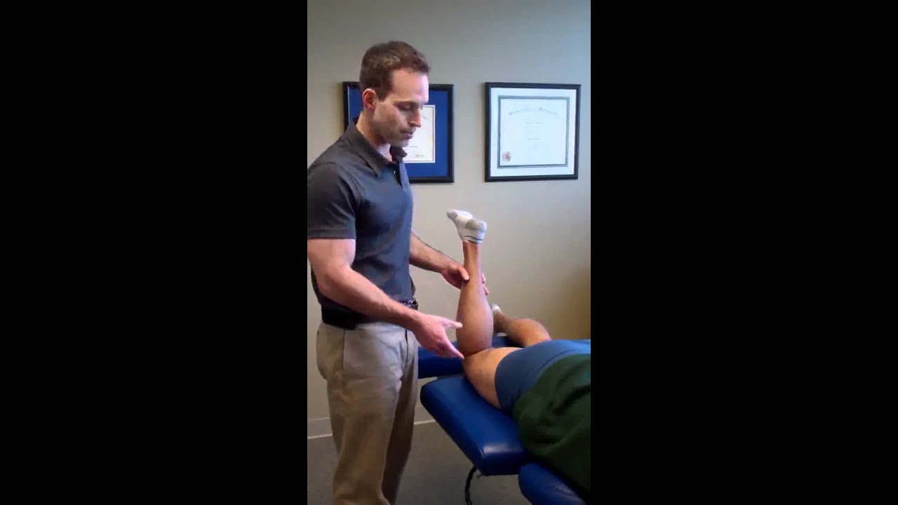 Dr. Josh Bross Active Release Technique on the Hamstring