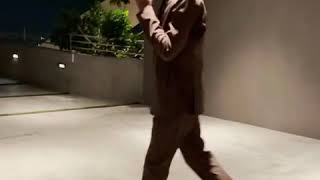 Travis Scott was rocking a brown batman costume on Halloween ~