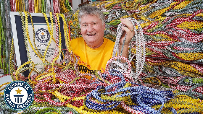 10-year-old's 6,292-foot loom band bracelet breaks Guinness record