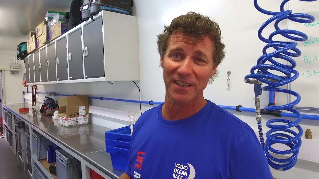 Tour the Volvo Ocean Race Boatyard with Neil Cox