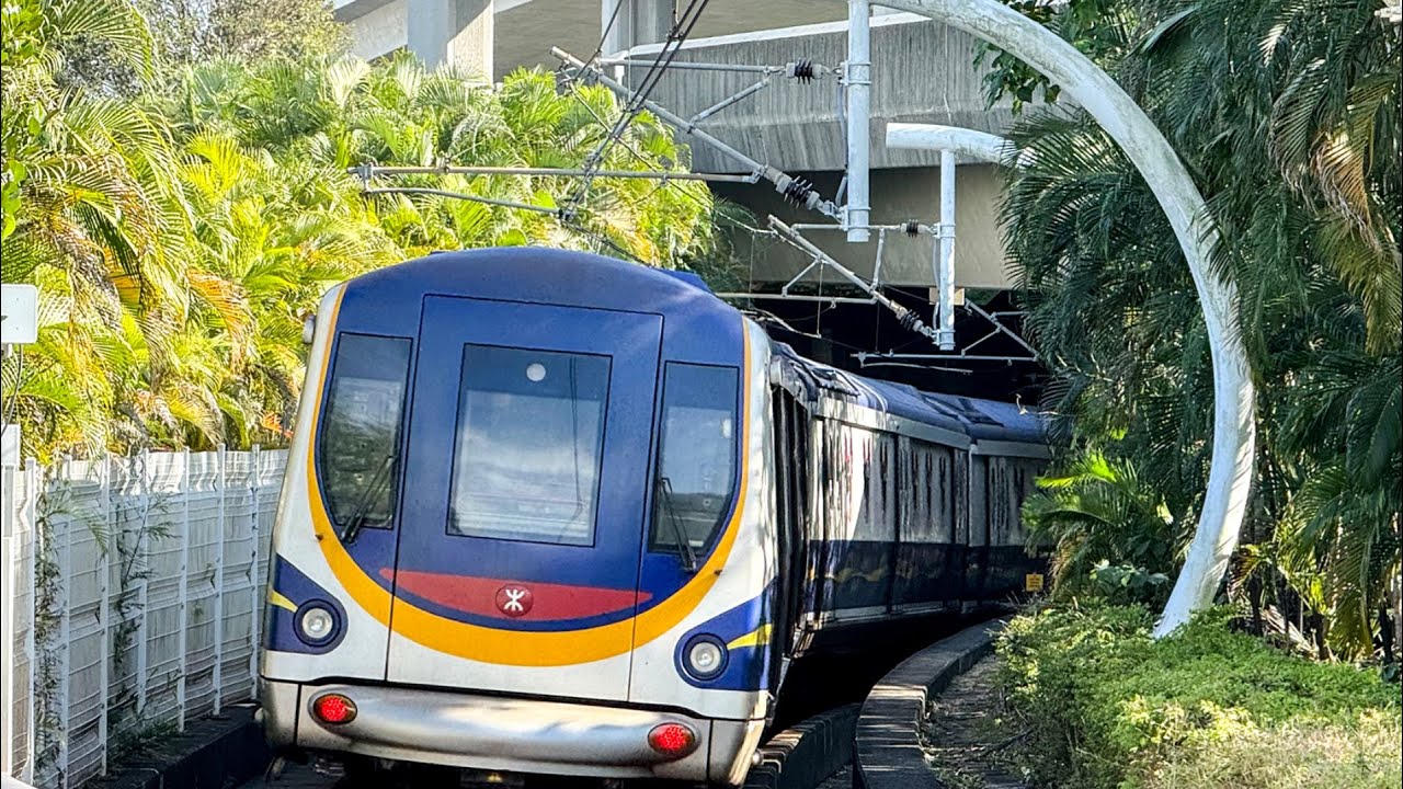 【差少少反光影到自己】港鐵老鼠M 欣澳站→迪士尼站（原速）#港鐵 #老鼠M