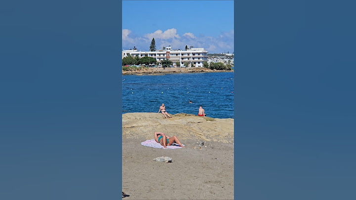 Greece Crete Hersonissos Beach ☀️🌴🇬🇷 #greece #greece #crete