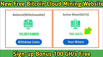 New Free Bitcoin Mining website 2023 | Whalesmining.com Site | New Free Cloud Minning Website