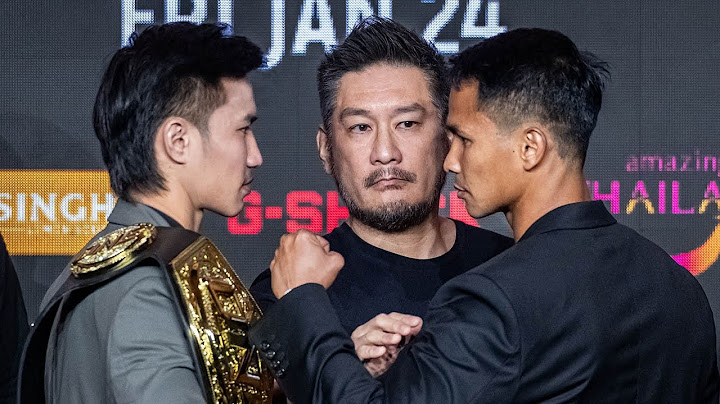 Face off ตะวันฉาย พีเค.แสนชัย Tawanchai PK Saenchai VS ซุปเปอร์บอน Superbon , ONE 170 , 24 ม.ค.68
